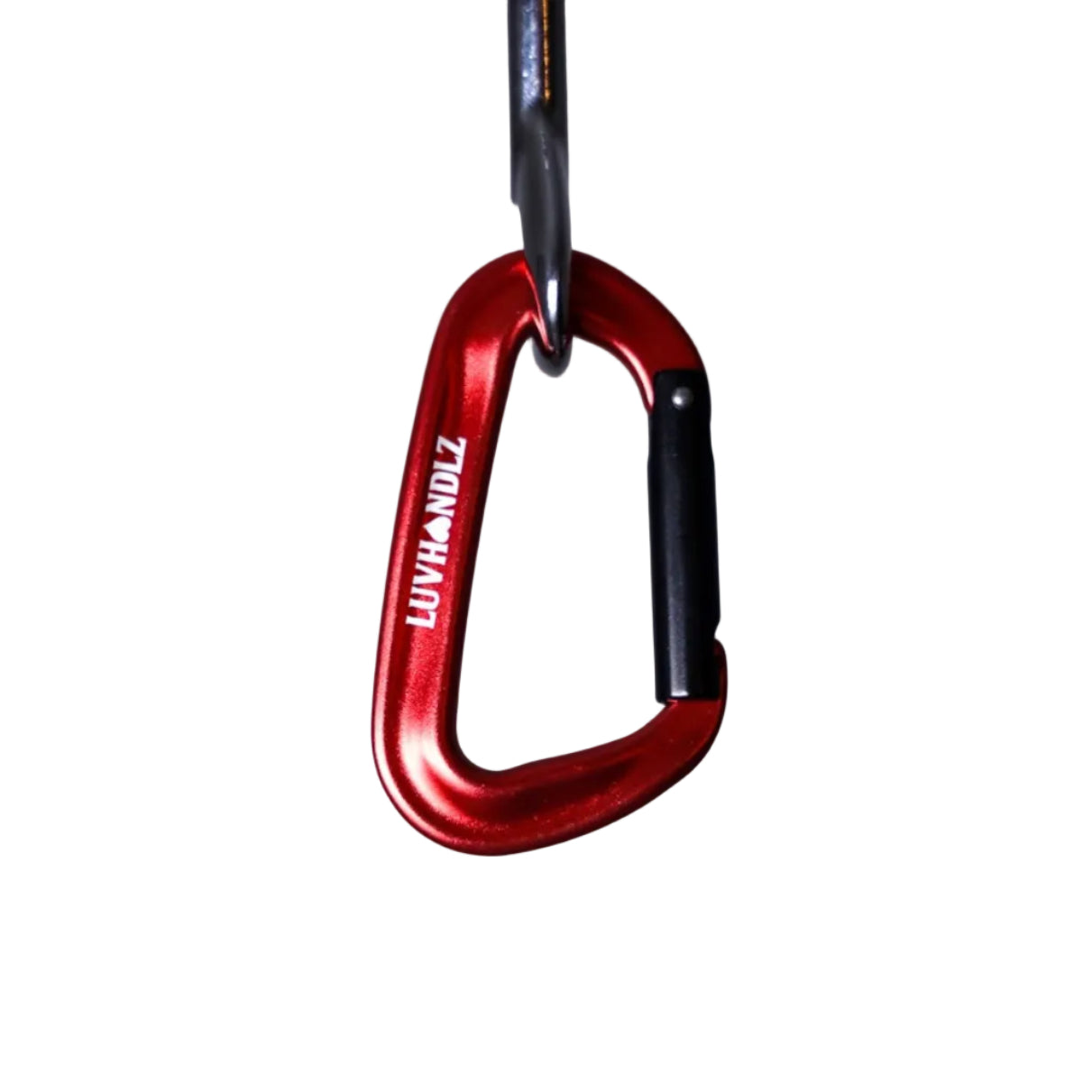 LUVHANDLZ Heavy-Duty Locking Carabiner – Red