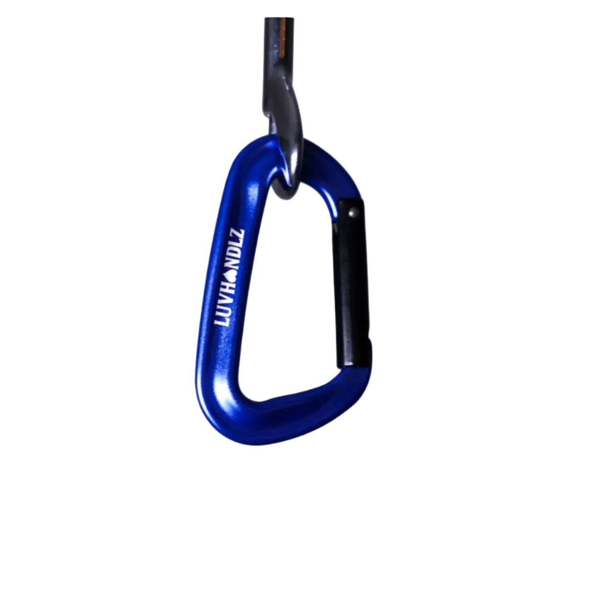 LUVHANDLZ Heavy-Duty Locking Carabiner – Blue