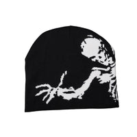 Black SKULL CAP