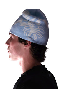 Light Blue SKULL CAP