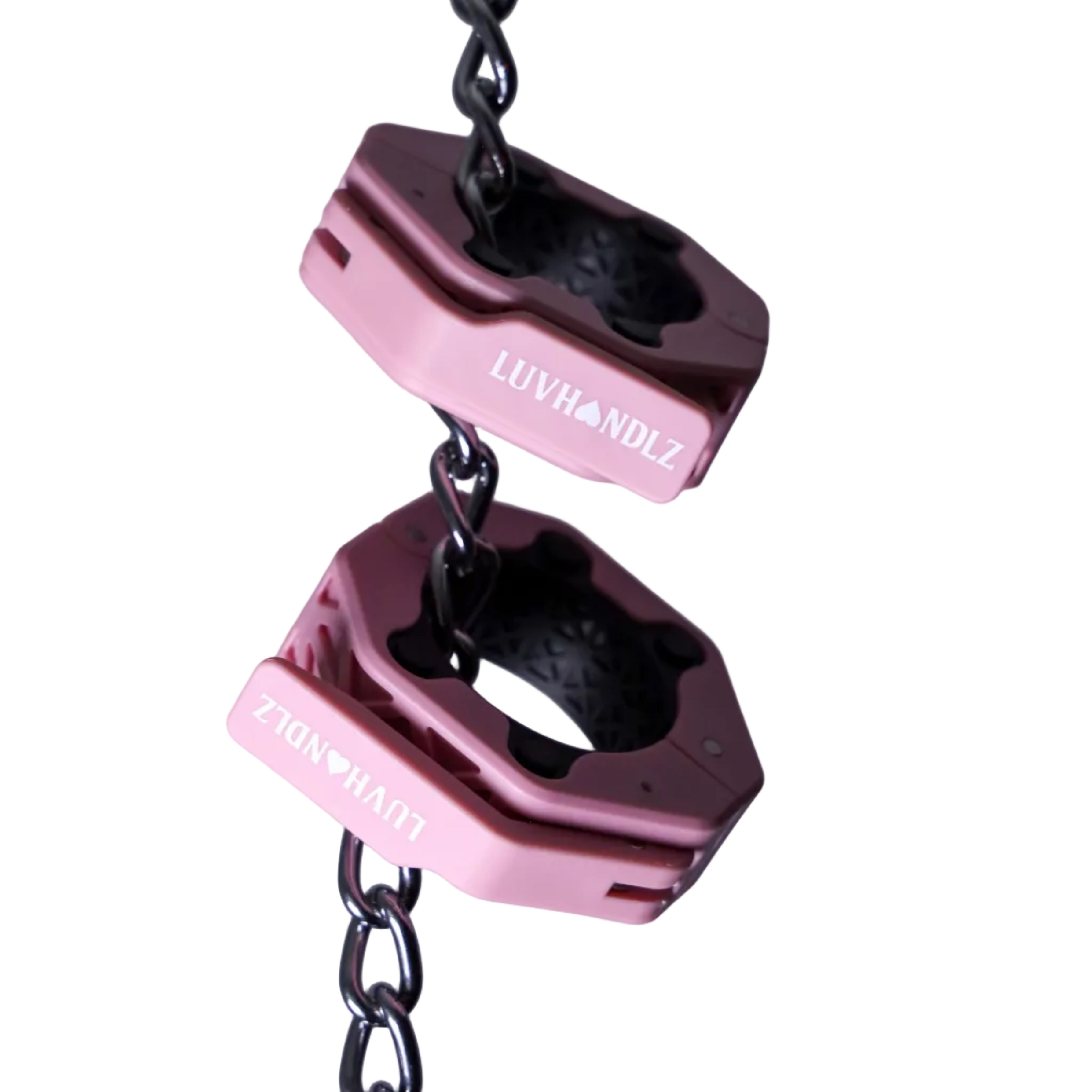 LUVHANDLZ Magnetic Pro Lock Barbell Collars – Pink (Pair)