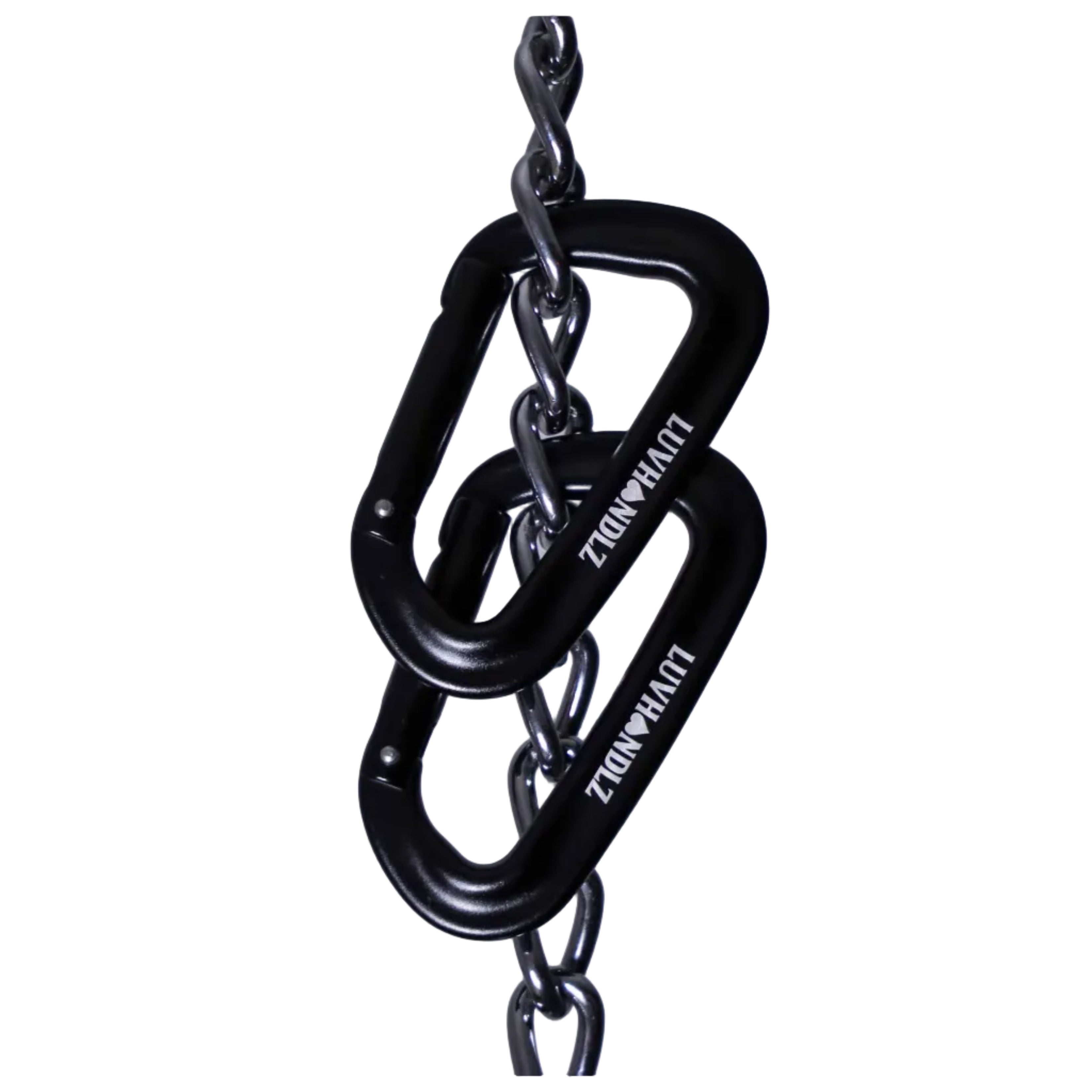 LUVHANDLZ Heavy-Duty Locking Carabiner – Black