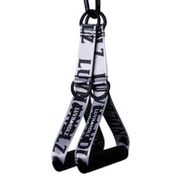 LUVHANDLZ Patterned Pair Cable Handle – Black / White