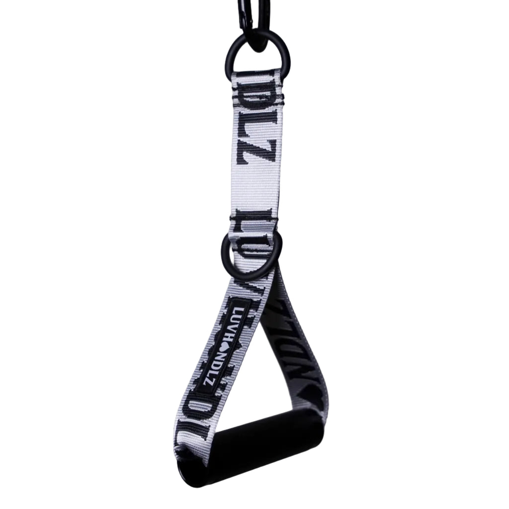 LUVHANDLZ Patterned Pair Cable Handle – Black / White