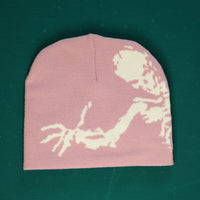 Pink SKULL CAP