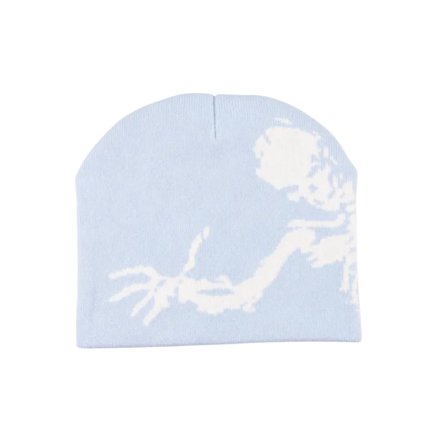 Light Blue SKULL CAP