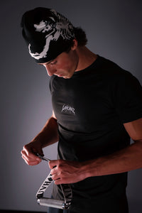 Black SKULL CAP