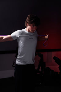LUVHANDLZ Compression Tee - Light Gray