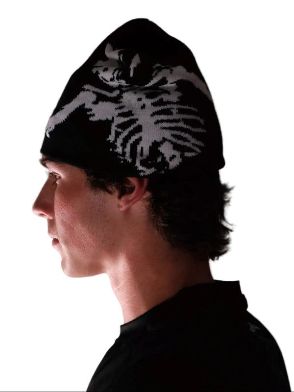 Black SKULL CAP