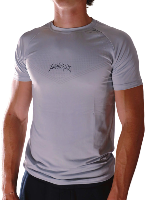 LUVHANDLZ Compression Tee - Light Gray