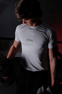LUVHANDLZ Compression Tee - Light Gray